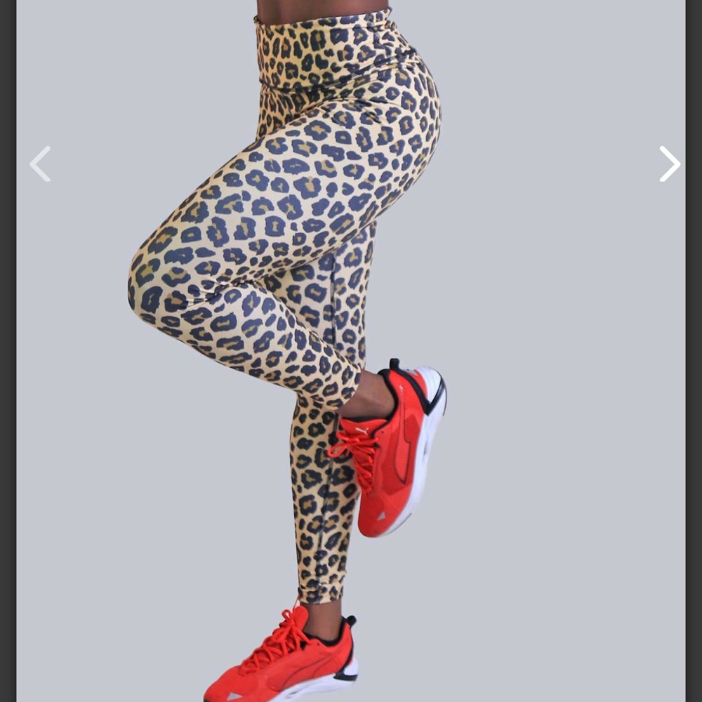 Leopard brown legging